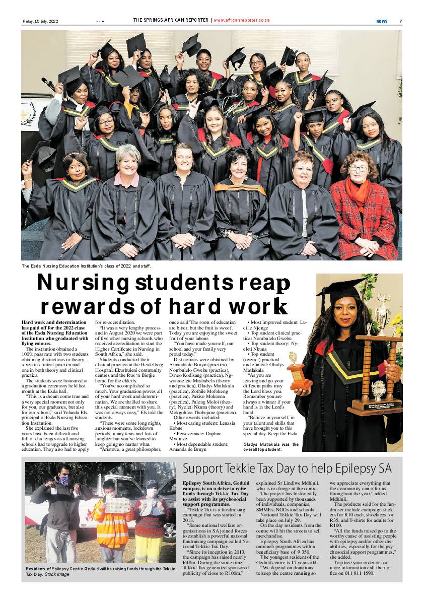 African Reporter 15 July 2022 page 7