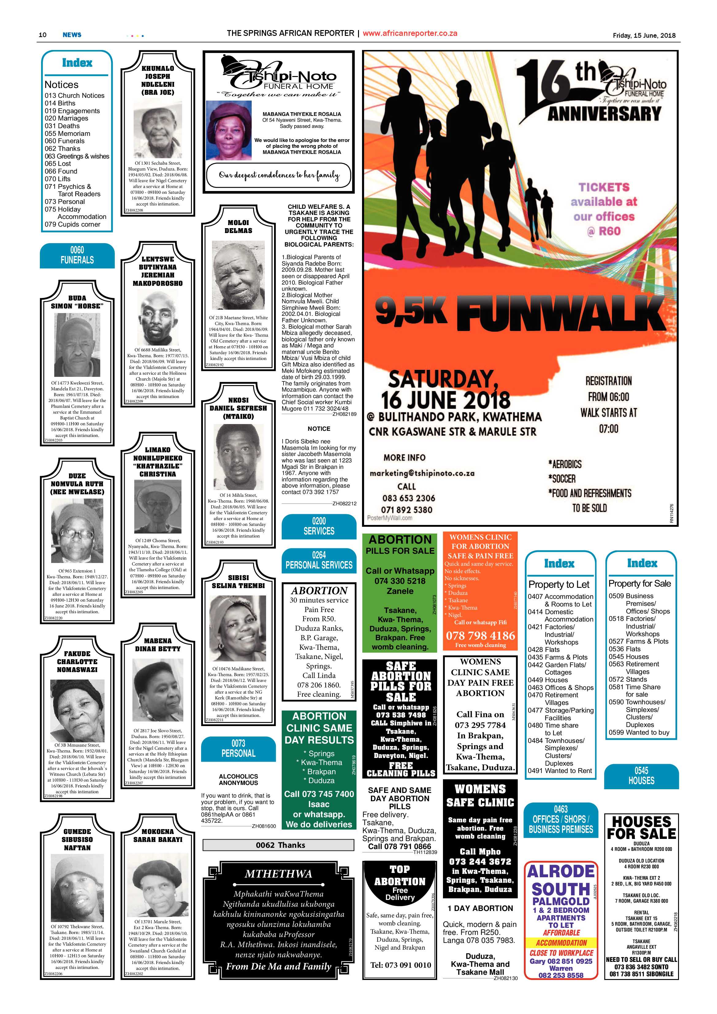 African Reporter 15 June 2018 page 10