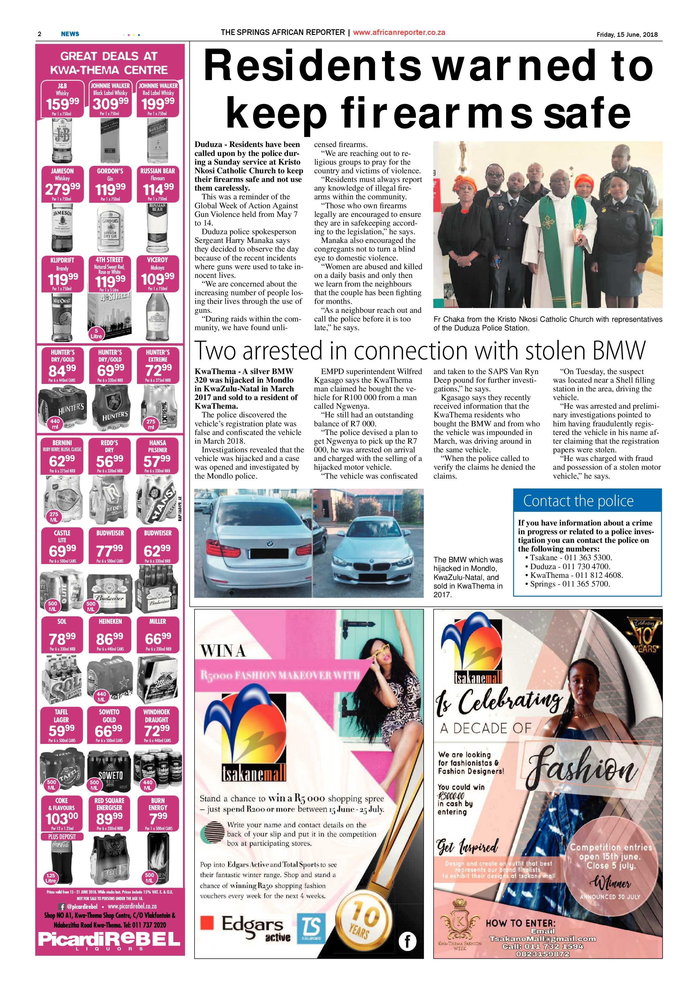 African Reporter 15 June 2018 page 2