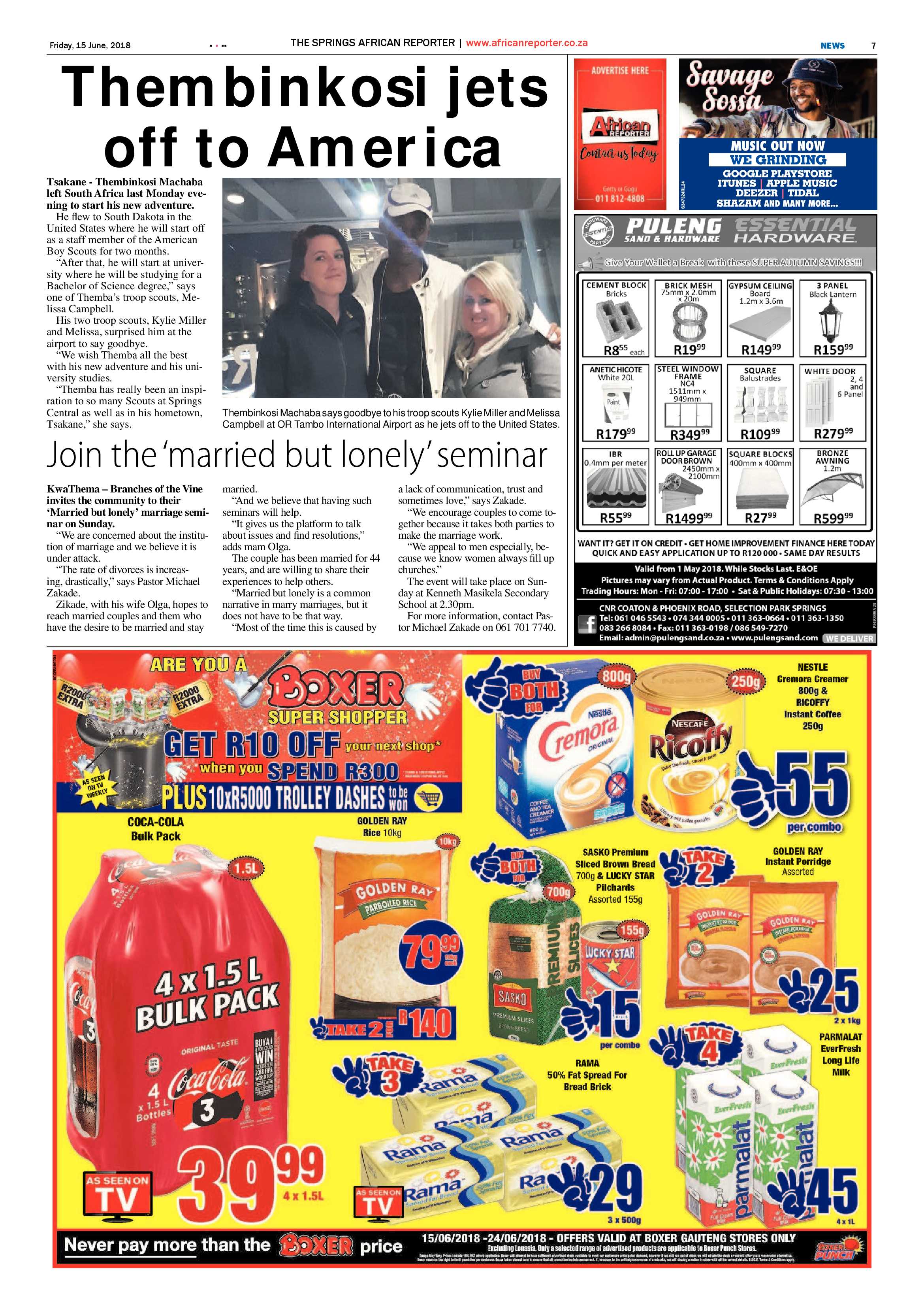 African Reporter 15 June 2018 page 7
