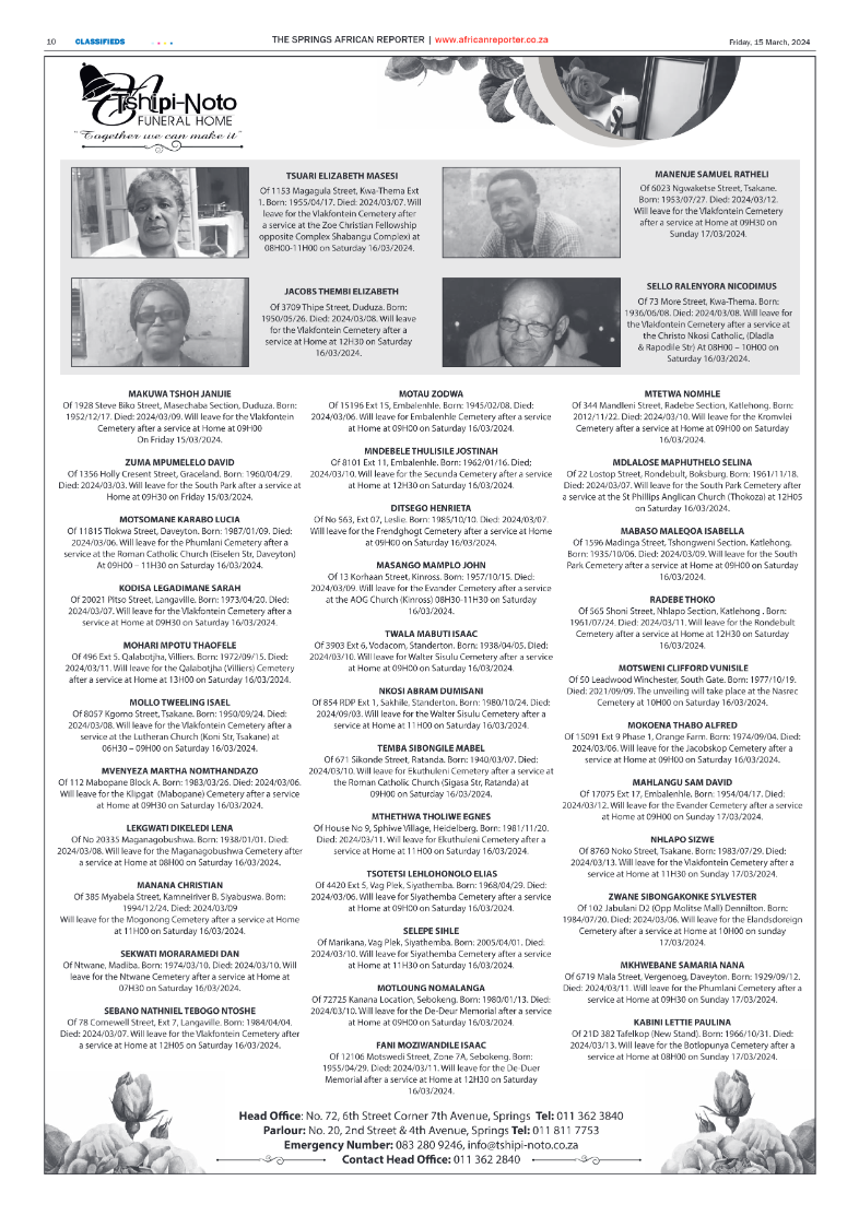 African Reporter 15 March 2024 page 10