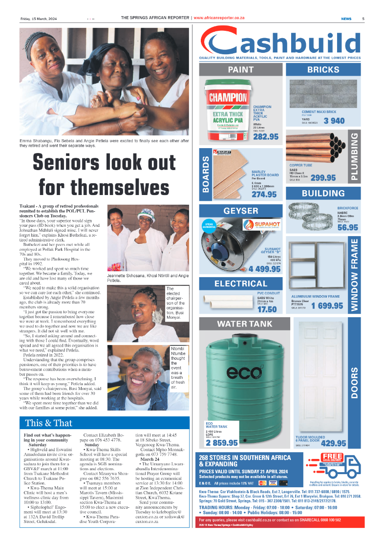 African Reporter 15 March 2024 page 5