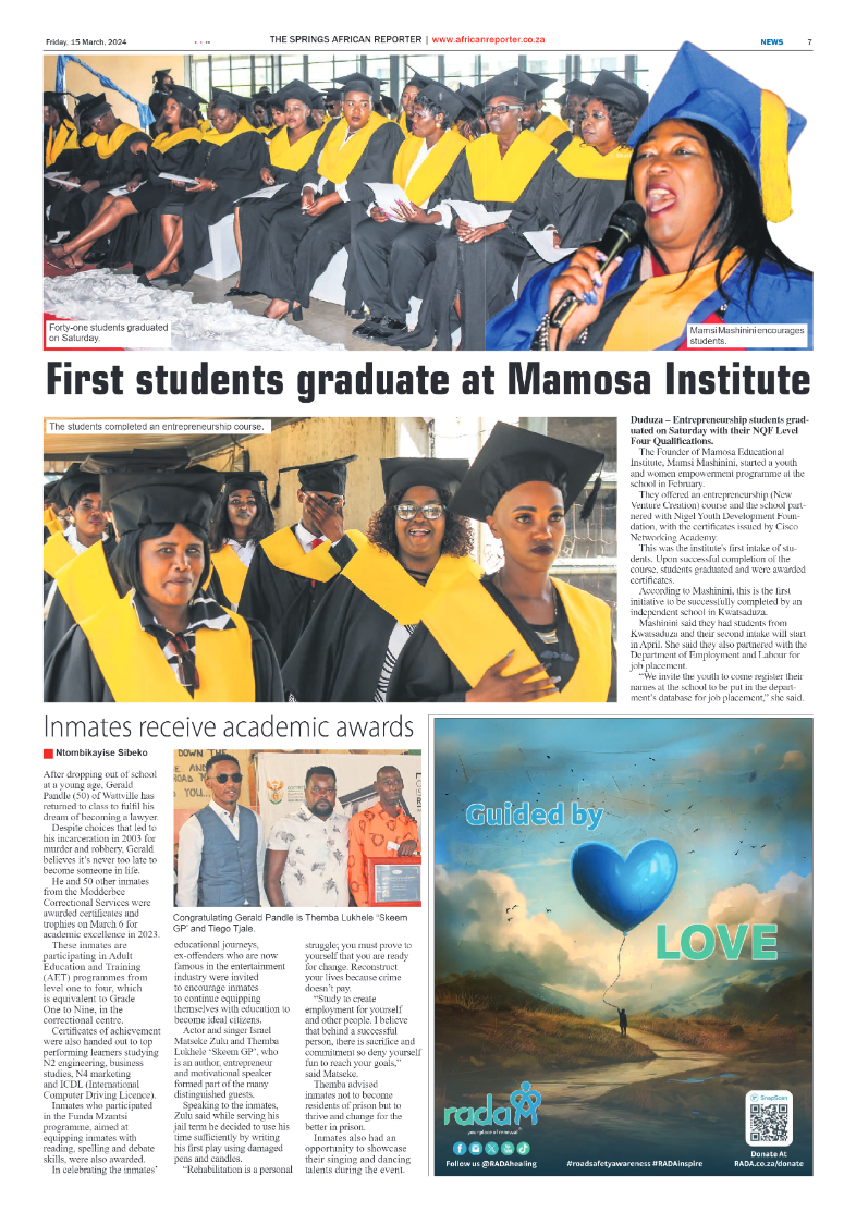 African Reporter 15 March 2024 page 7
