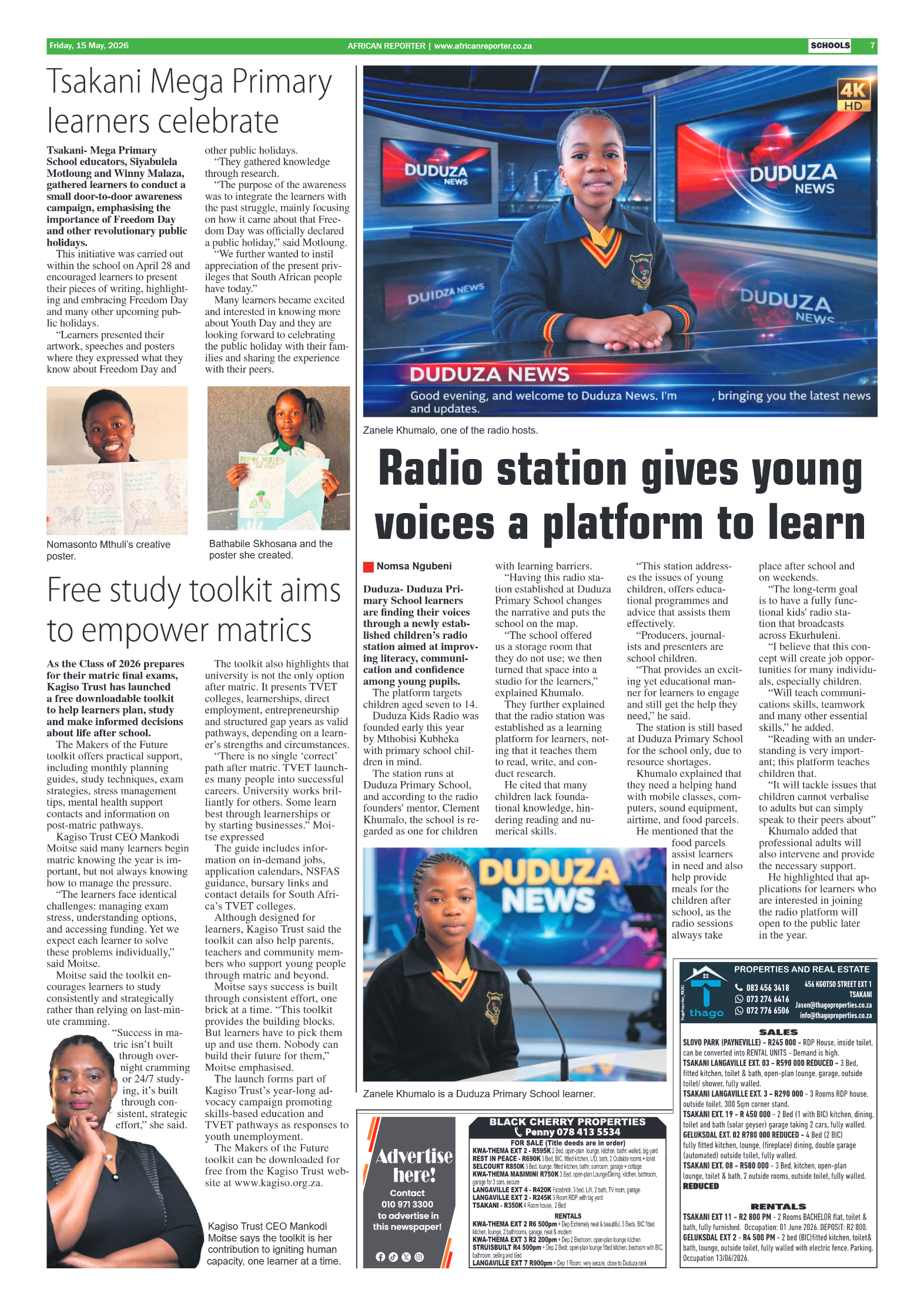 African Reporter 15 May 2026 page 7