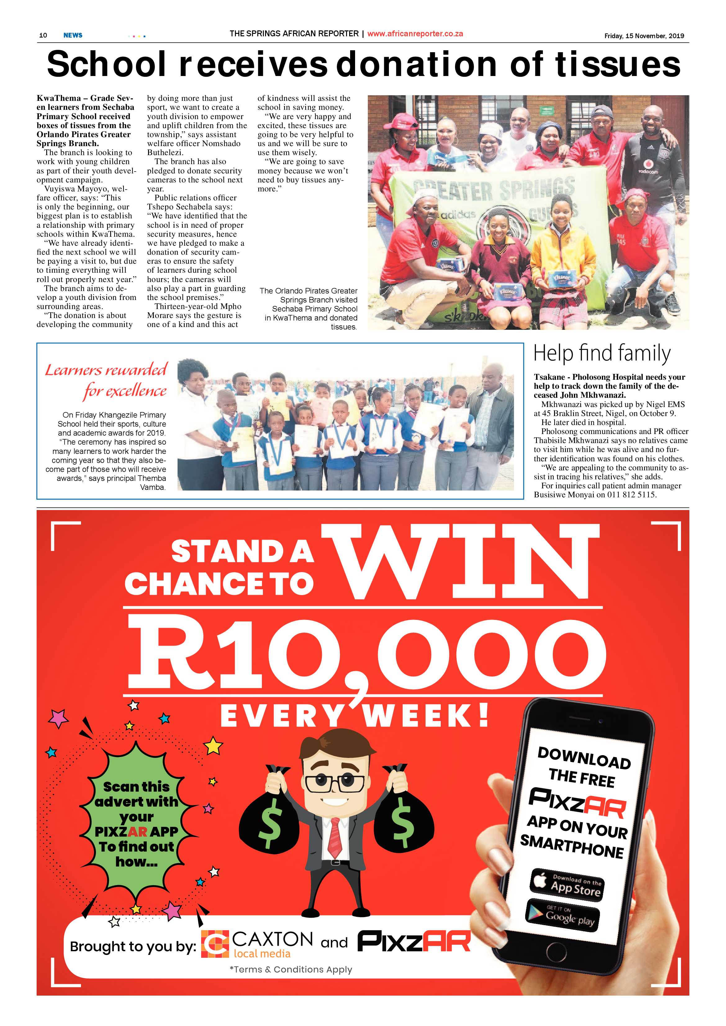 African Reporter 15 November 2019 page 10