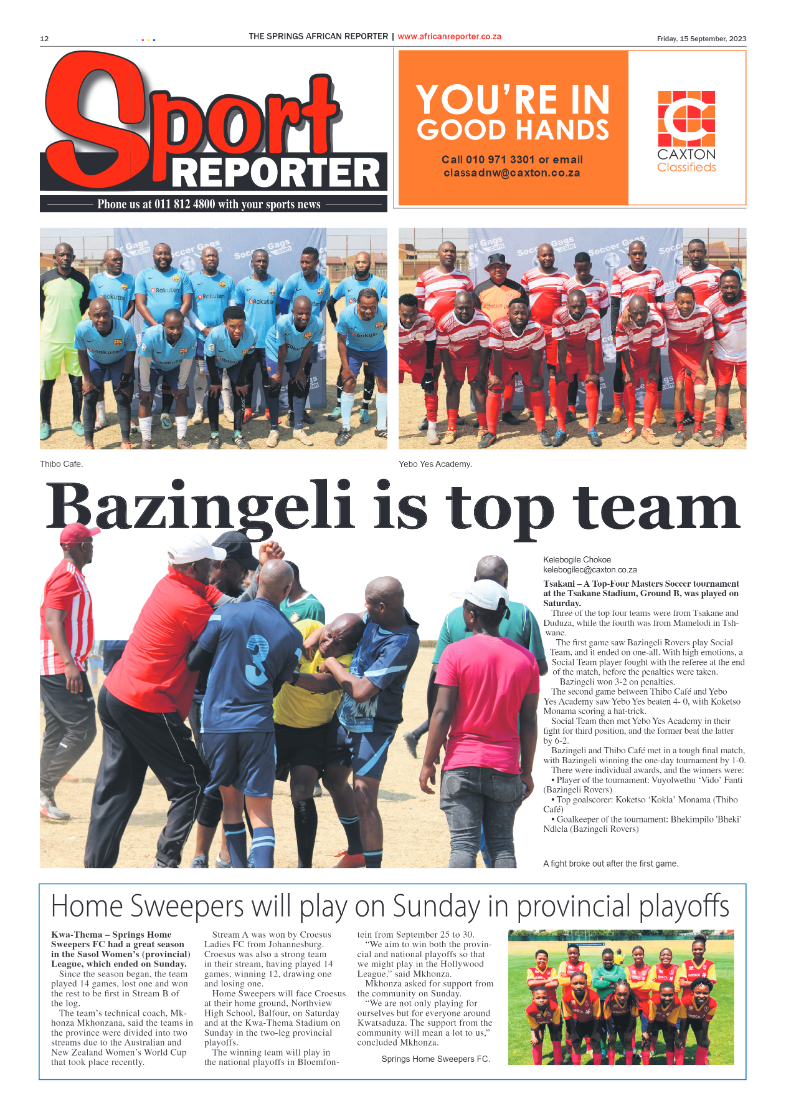 African Reporter 15 September 2023 page 12