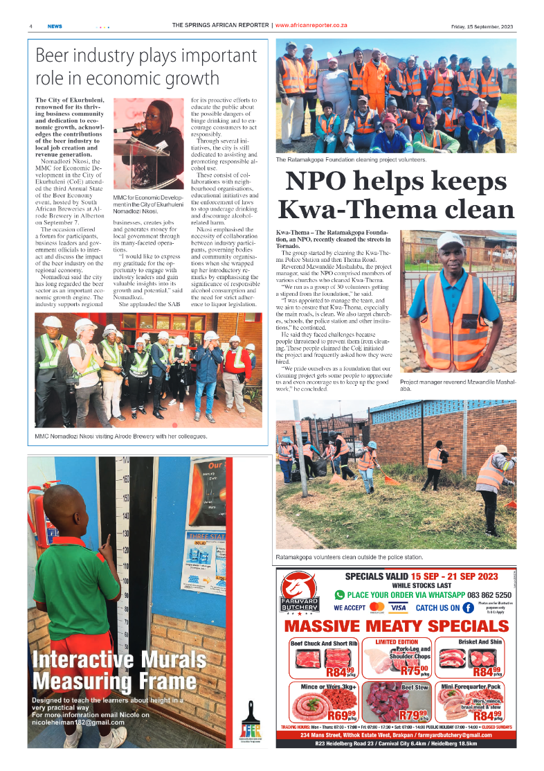 African Reporter 15 September 2023 page 4