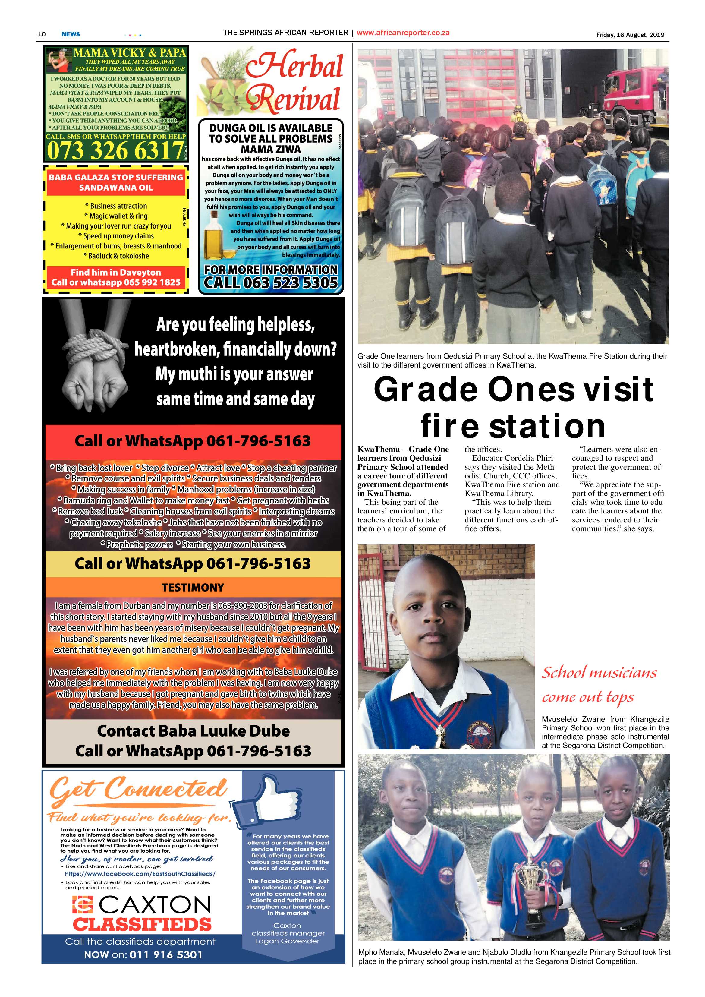 African Reporter 16 August 2019 page 10