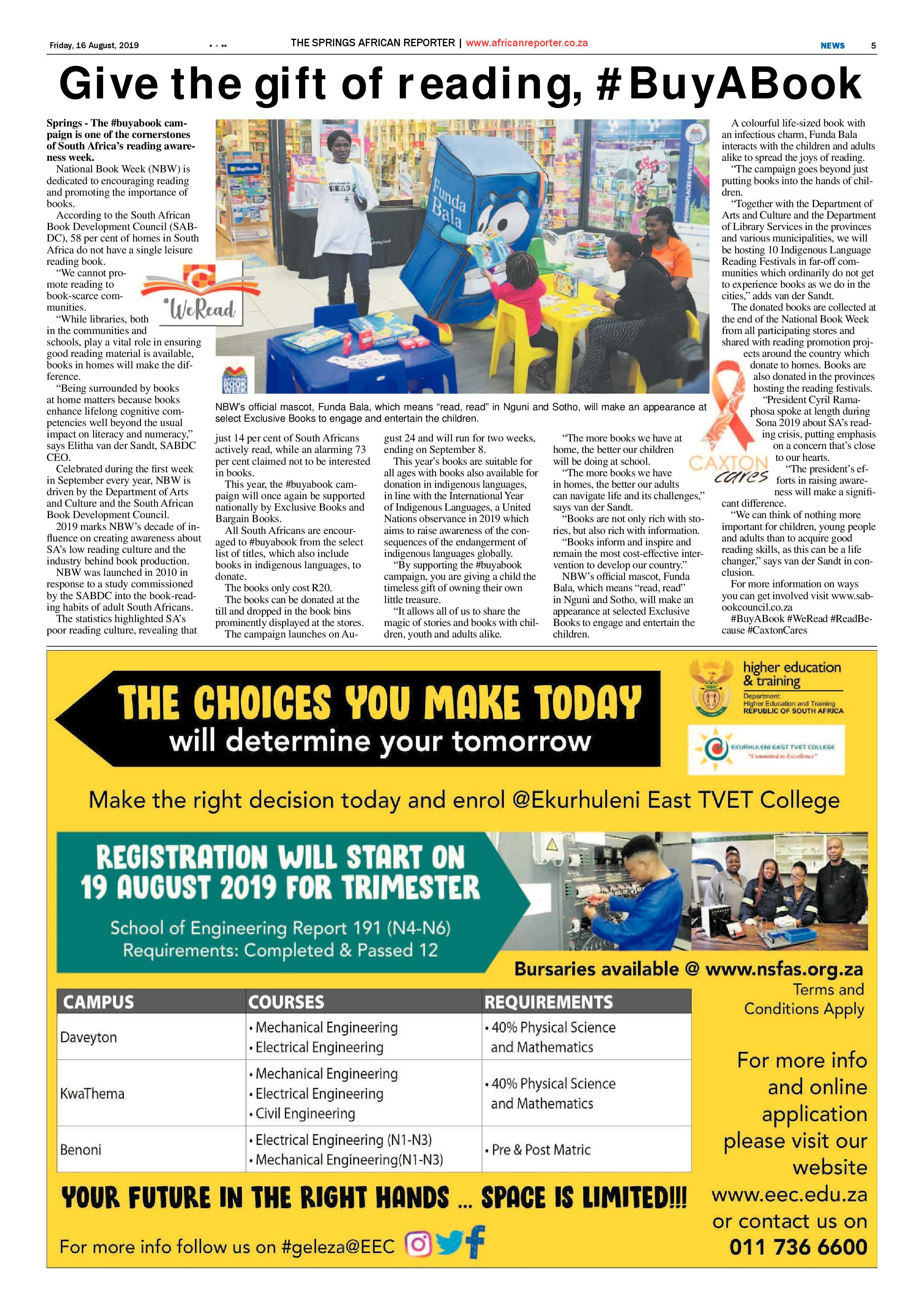 African Reporter 16 August 2019 page 5