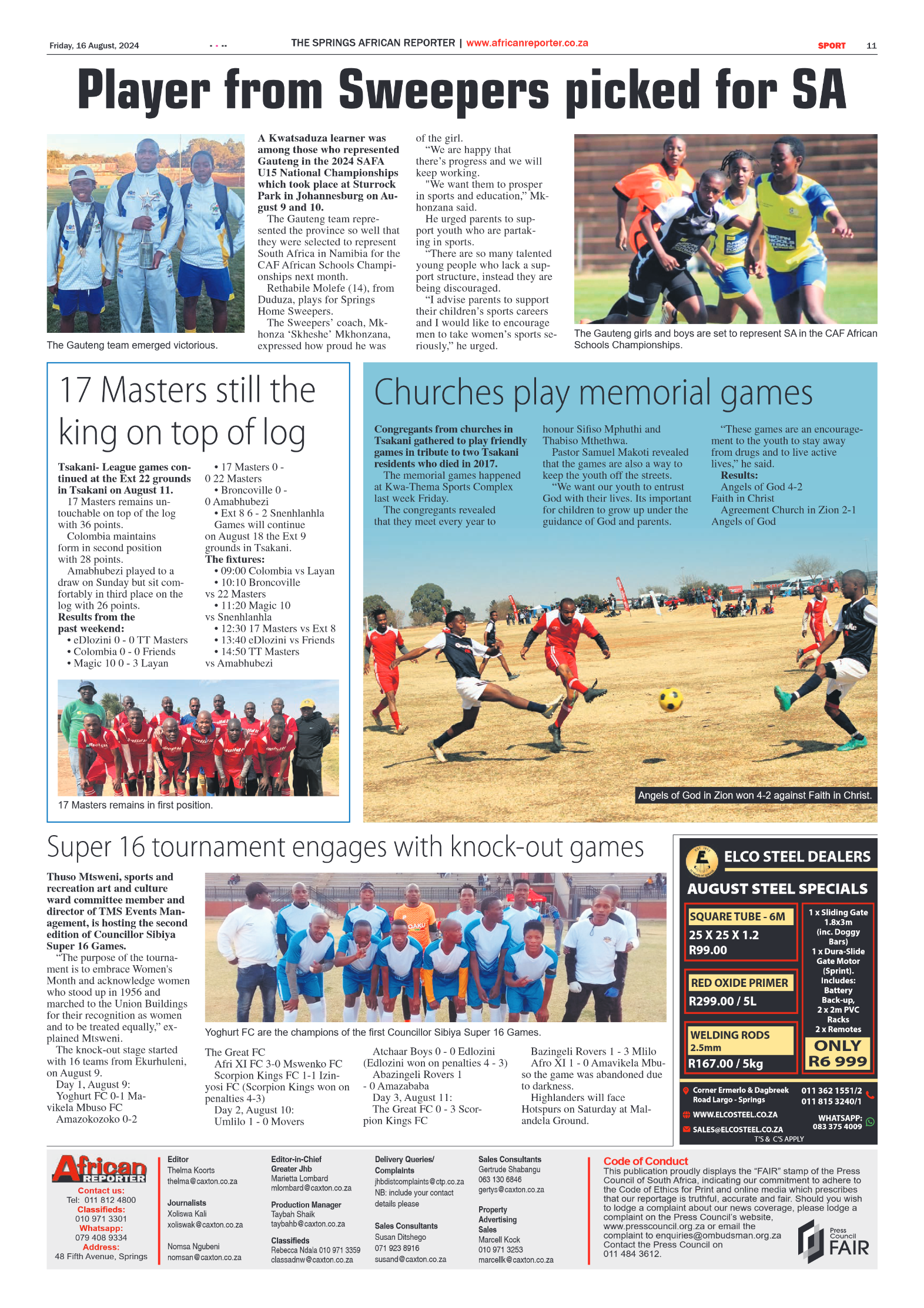 African Reporter 16 August 2024 page 11