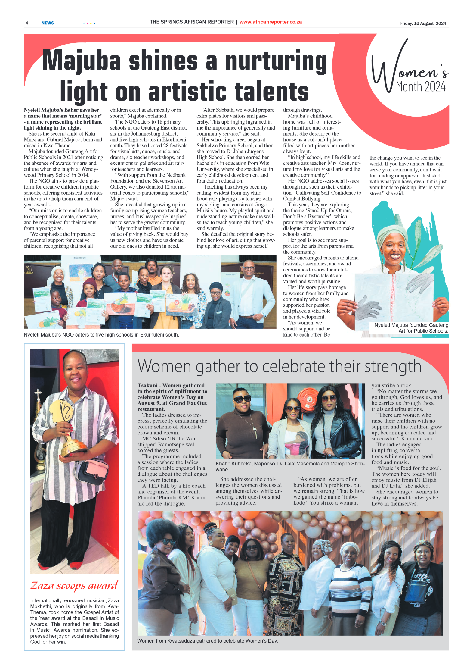 African Reporter 16 August 2024 page 4