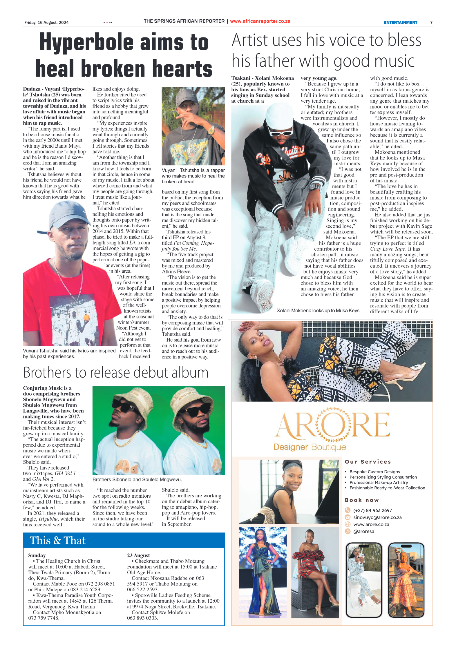 African Reporter 16 August 2024 page 7