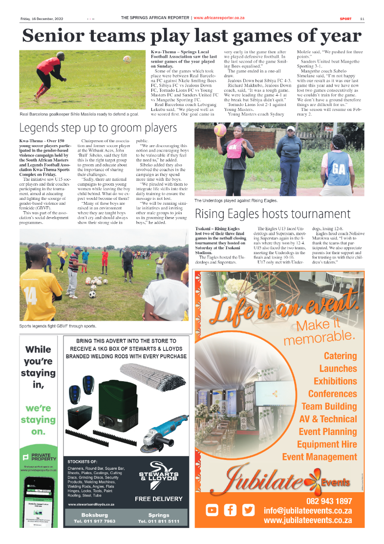African Reporter 16 Dec 2022 page 11