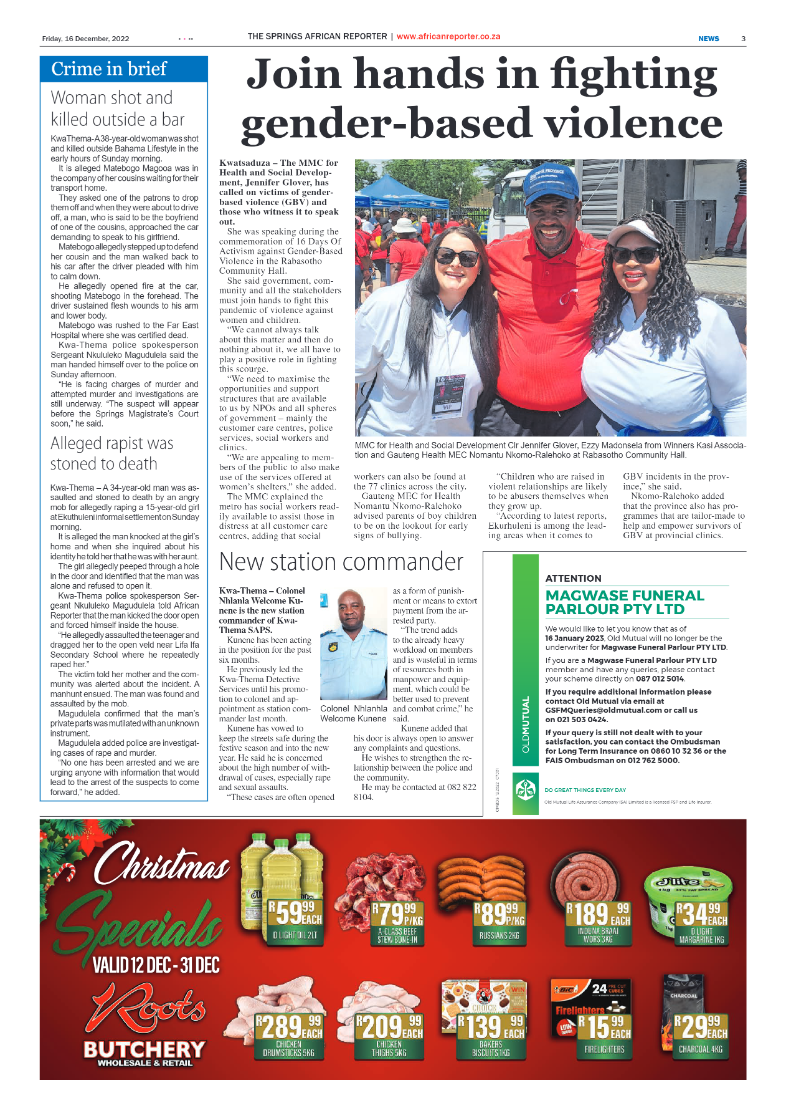 African Reporter 16 Dec 2022 page 3