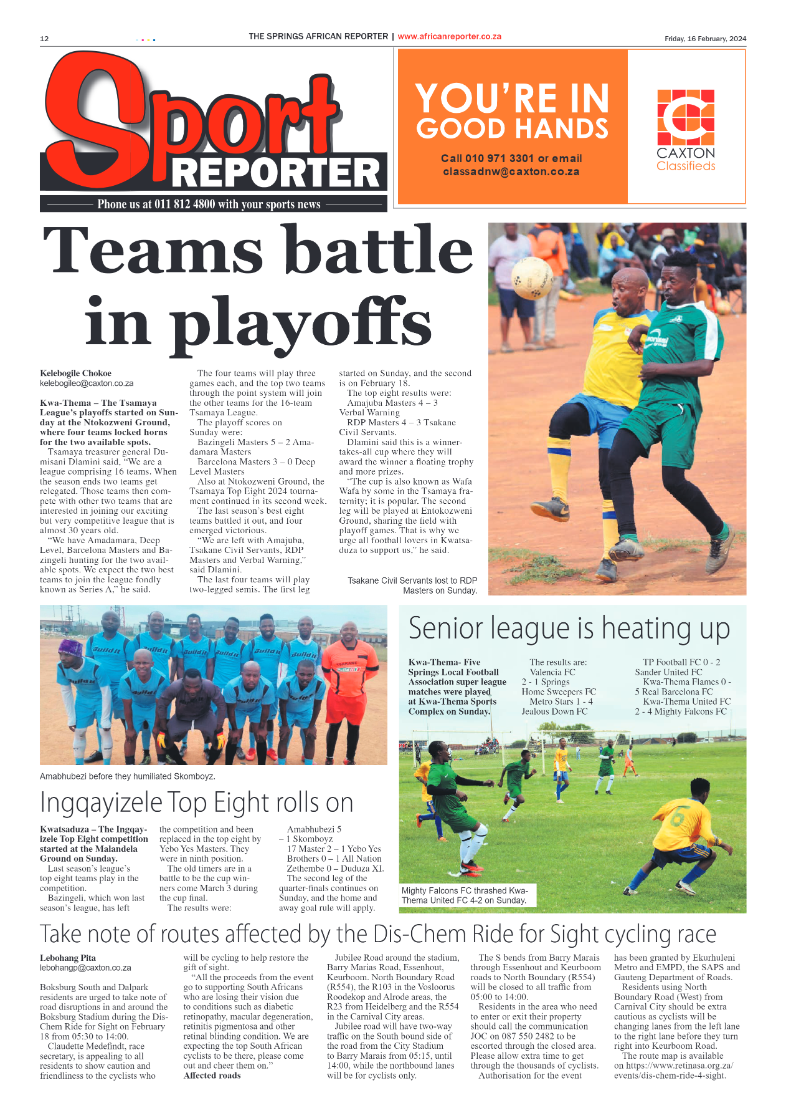 African Reporter 16 February 2024 page 12