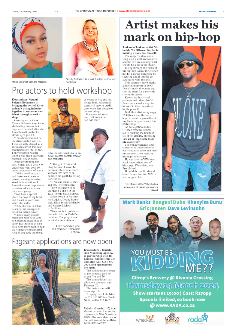 African Reporter 16 February 2024 page 7