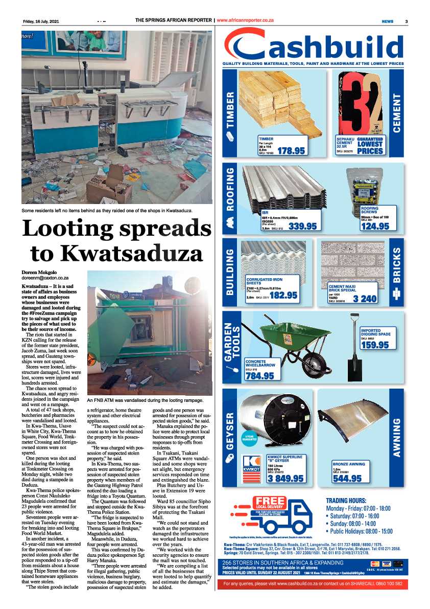 African Reporter 16 July 2021 page 3