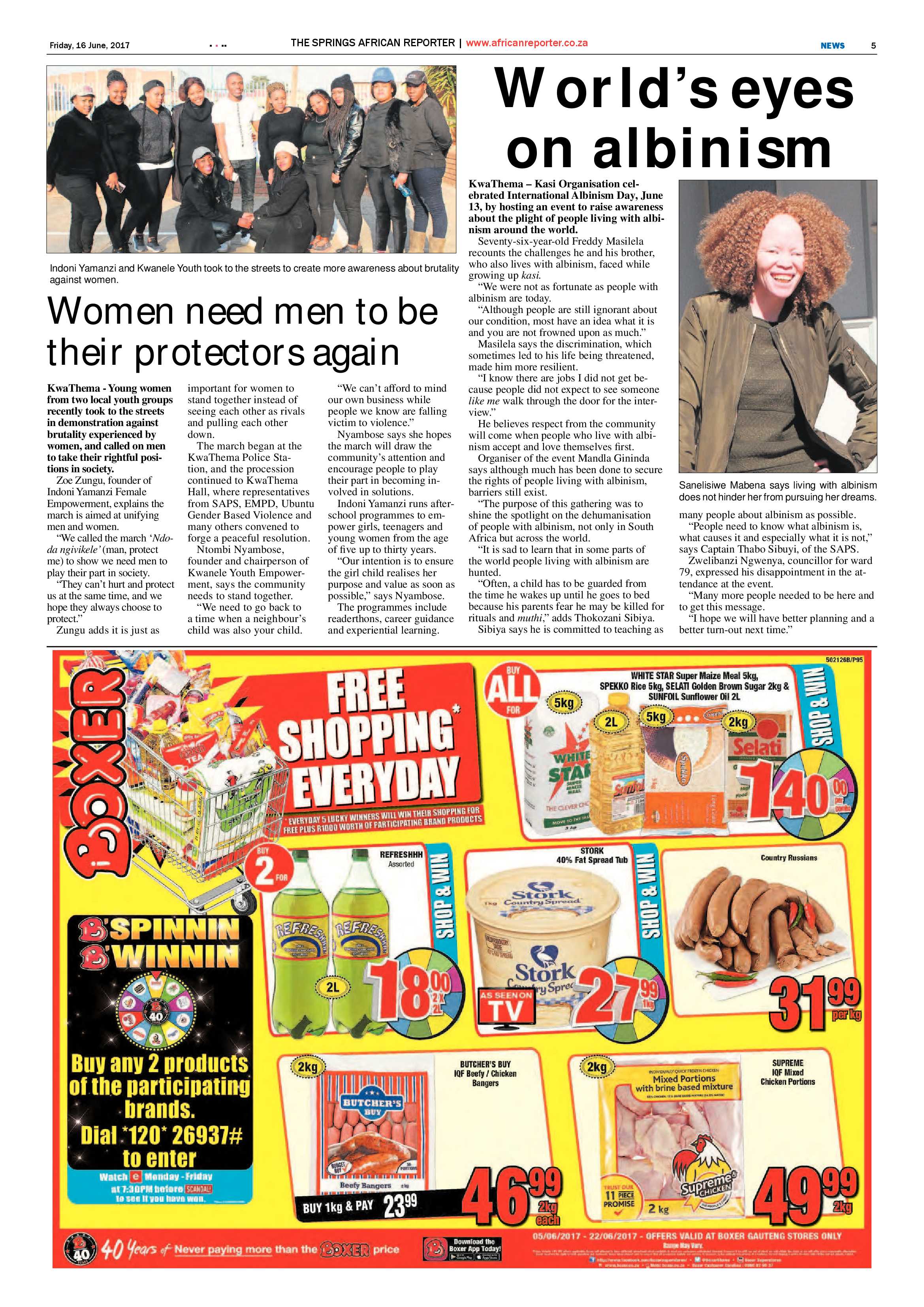 African Reporter 16 June 2017 page 5