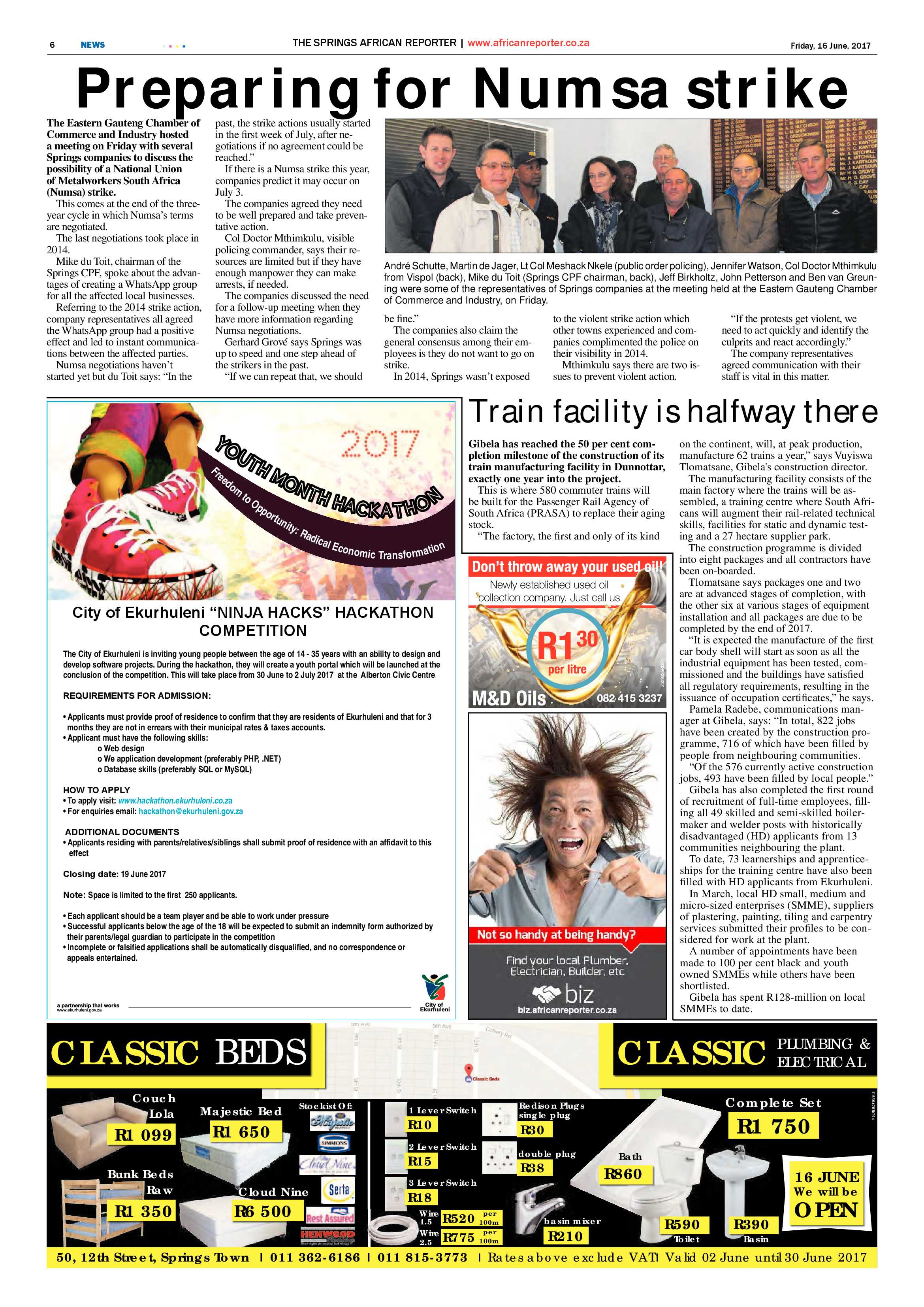 African Reporter 16 June 2017 page 6