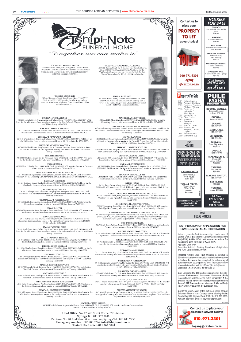 African Reporter 16 June 2023 page 10