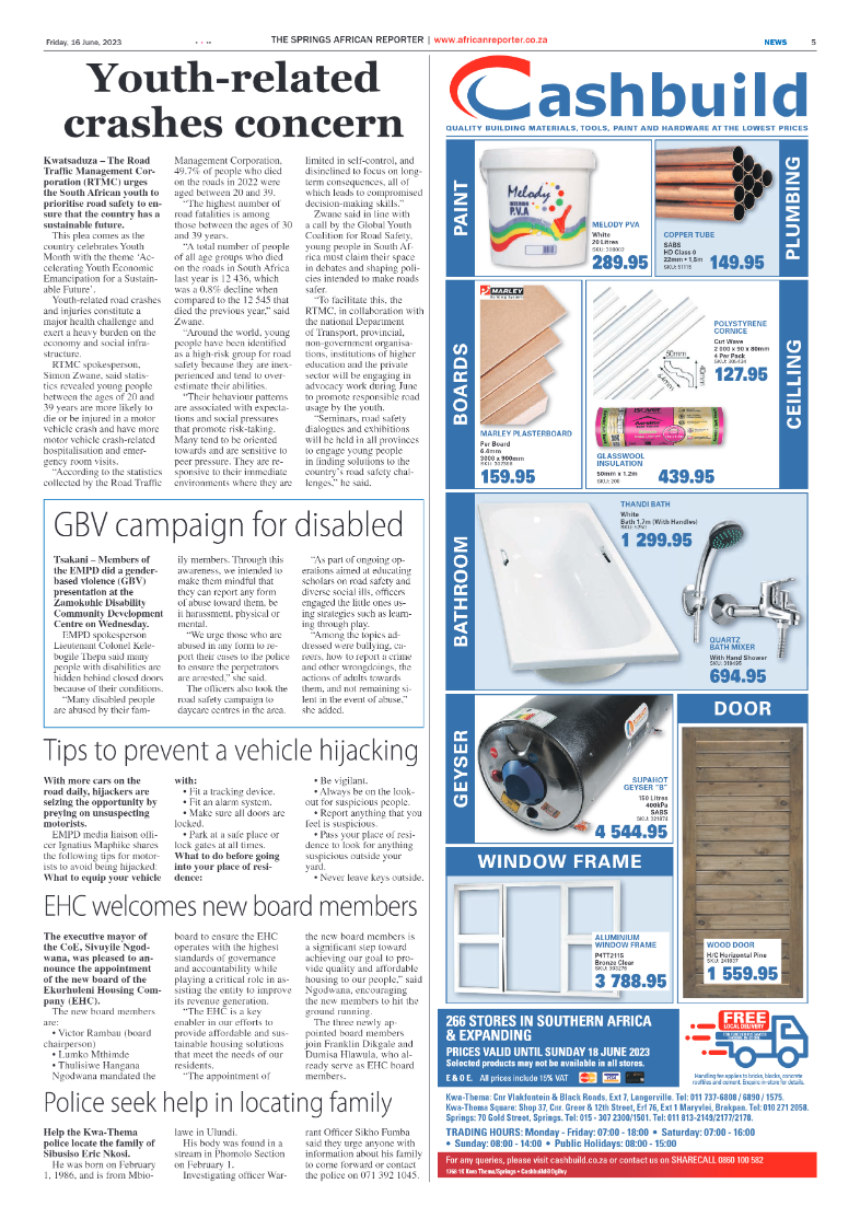 African Reporter 16 June 2023 page 5