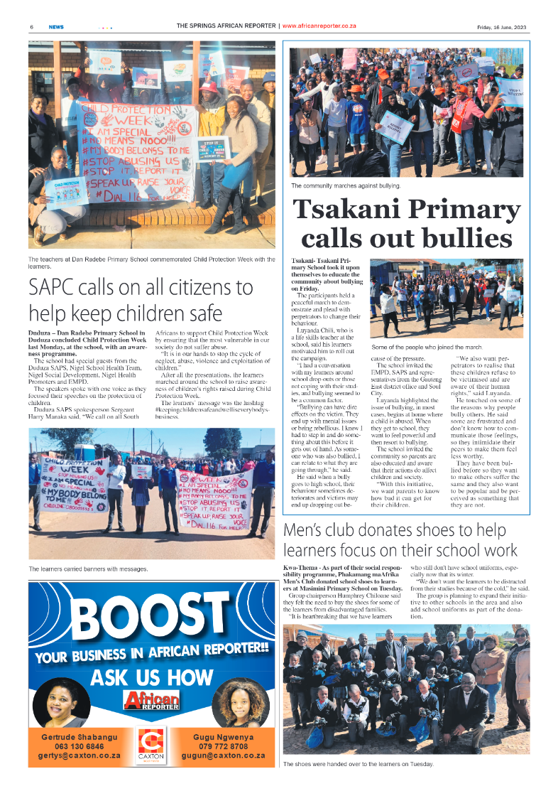 African Reporter 16 June 2023 page 6