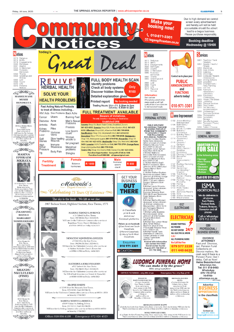 African Reporter 16 June 2023 page 9
