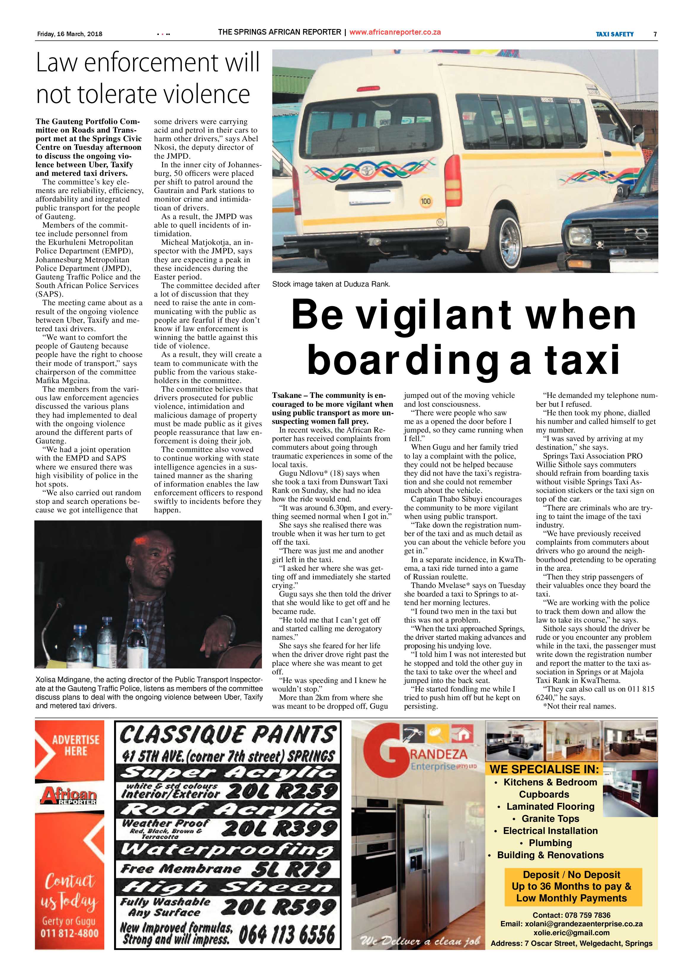 African Reporter 16 March 2018 page 7