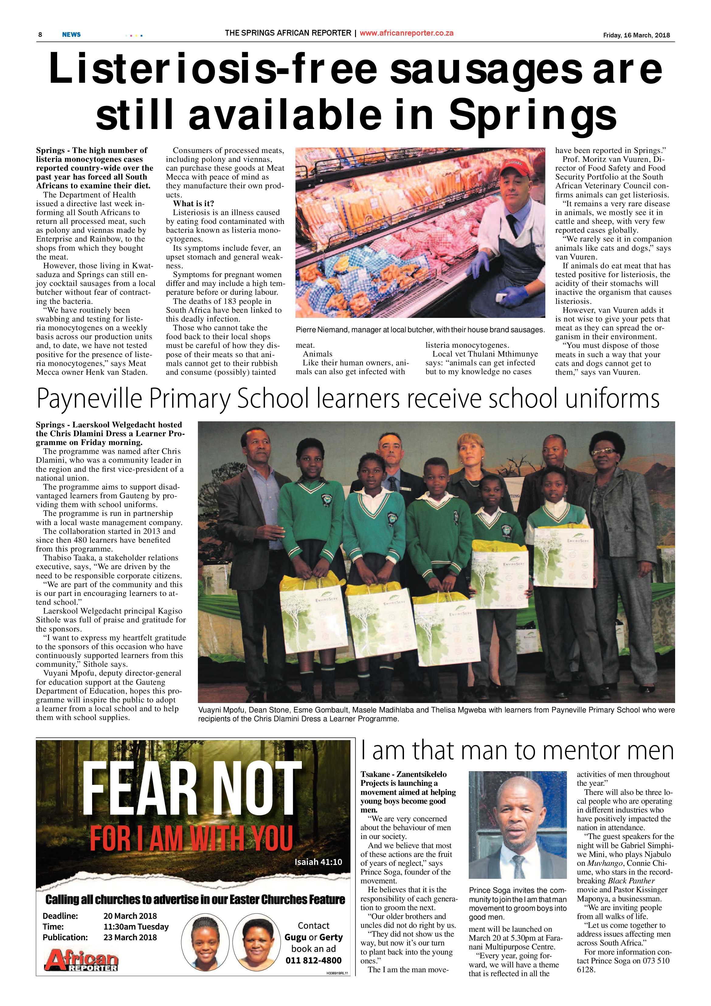 African Reporter 16 March 2018 page 8