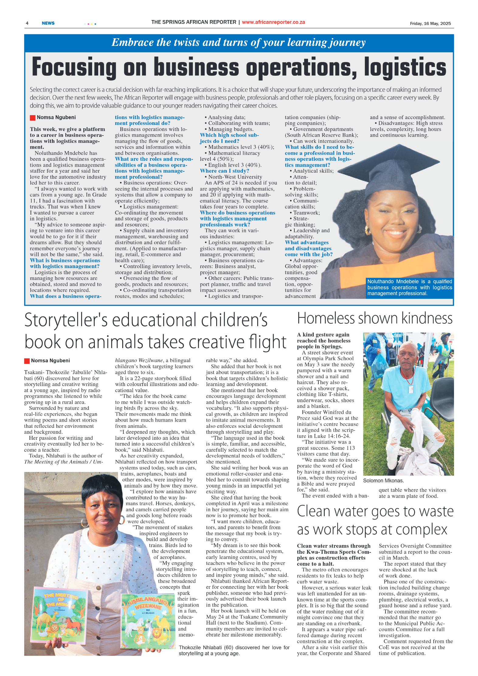 African Reporter 16 May 2025 page 4