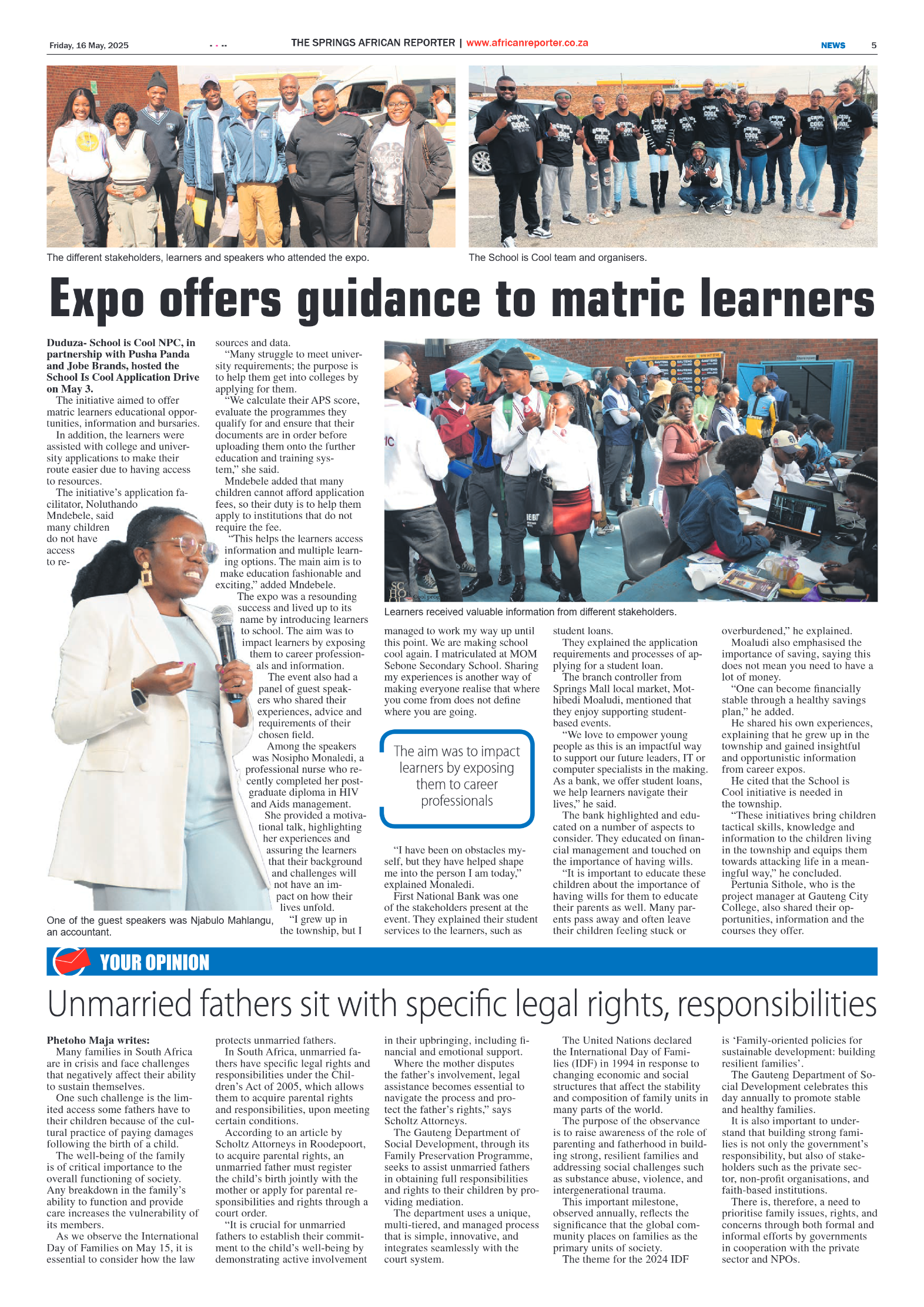 African Reporter 16 May 2025 page 5