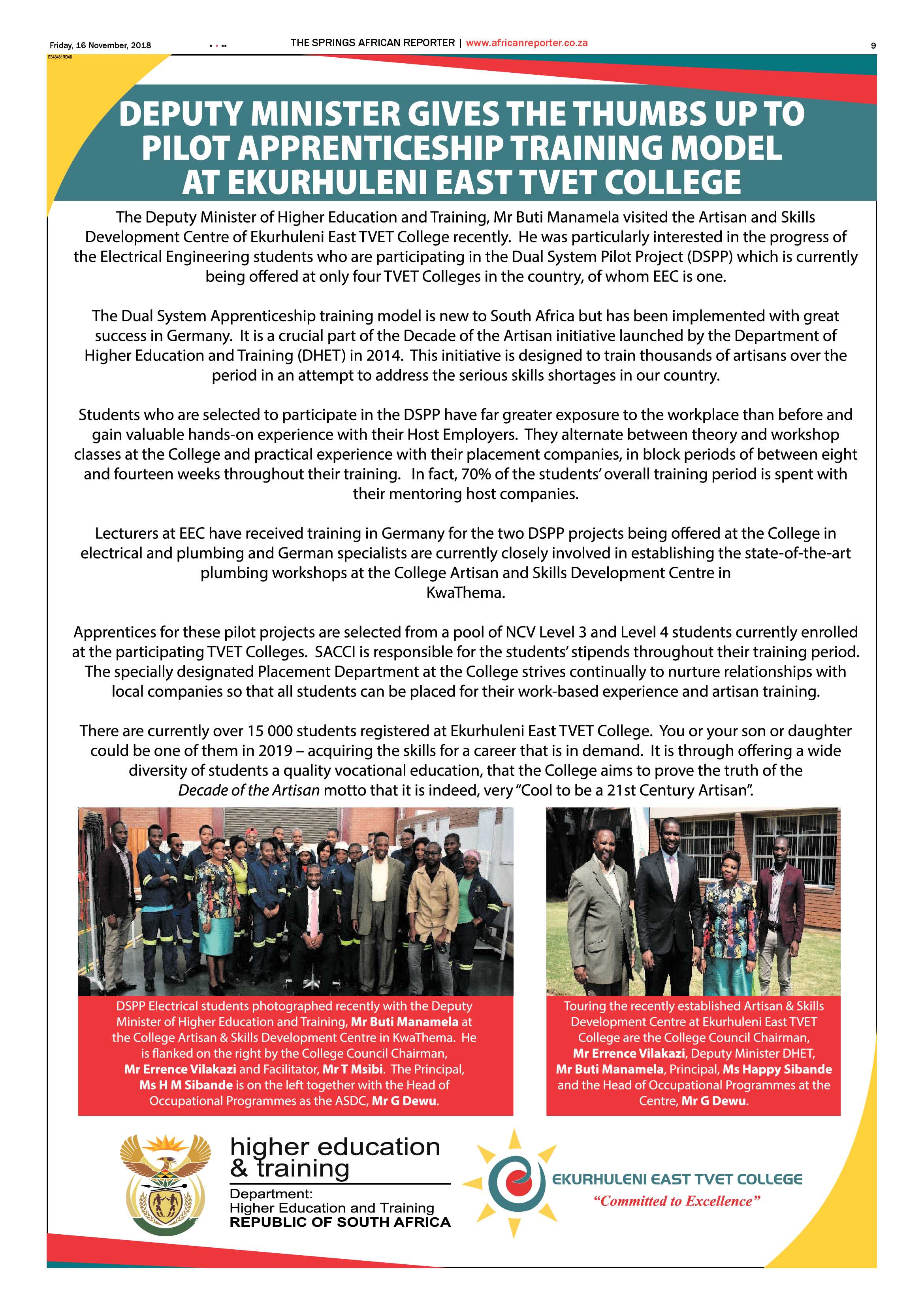 African Reporter 16 November 2018 page 9