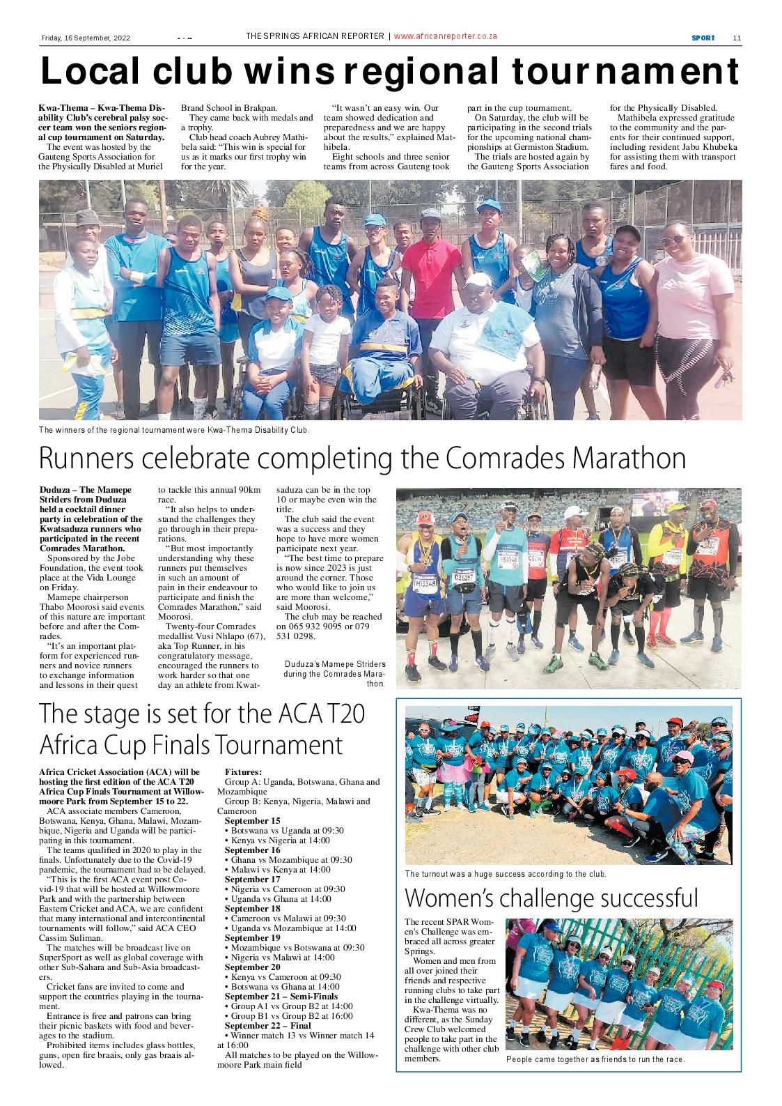 African Reporter 16 Sep 2022 page 11