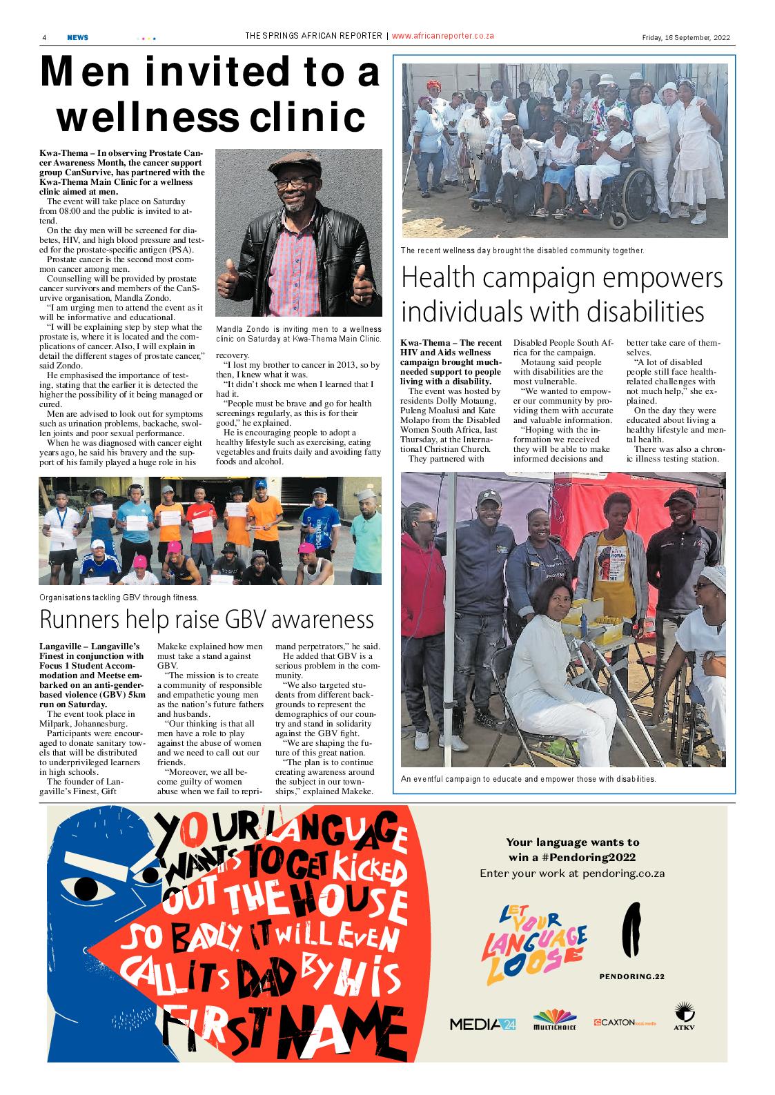 African Reporter 16 Sep 2022 page 4