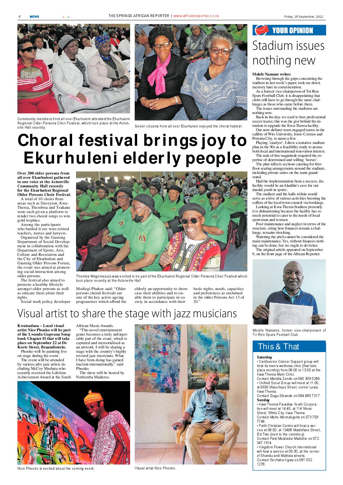 African Reporter 16 Sep 2022 page 6