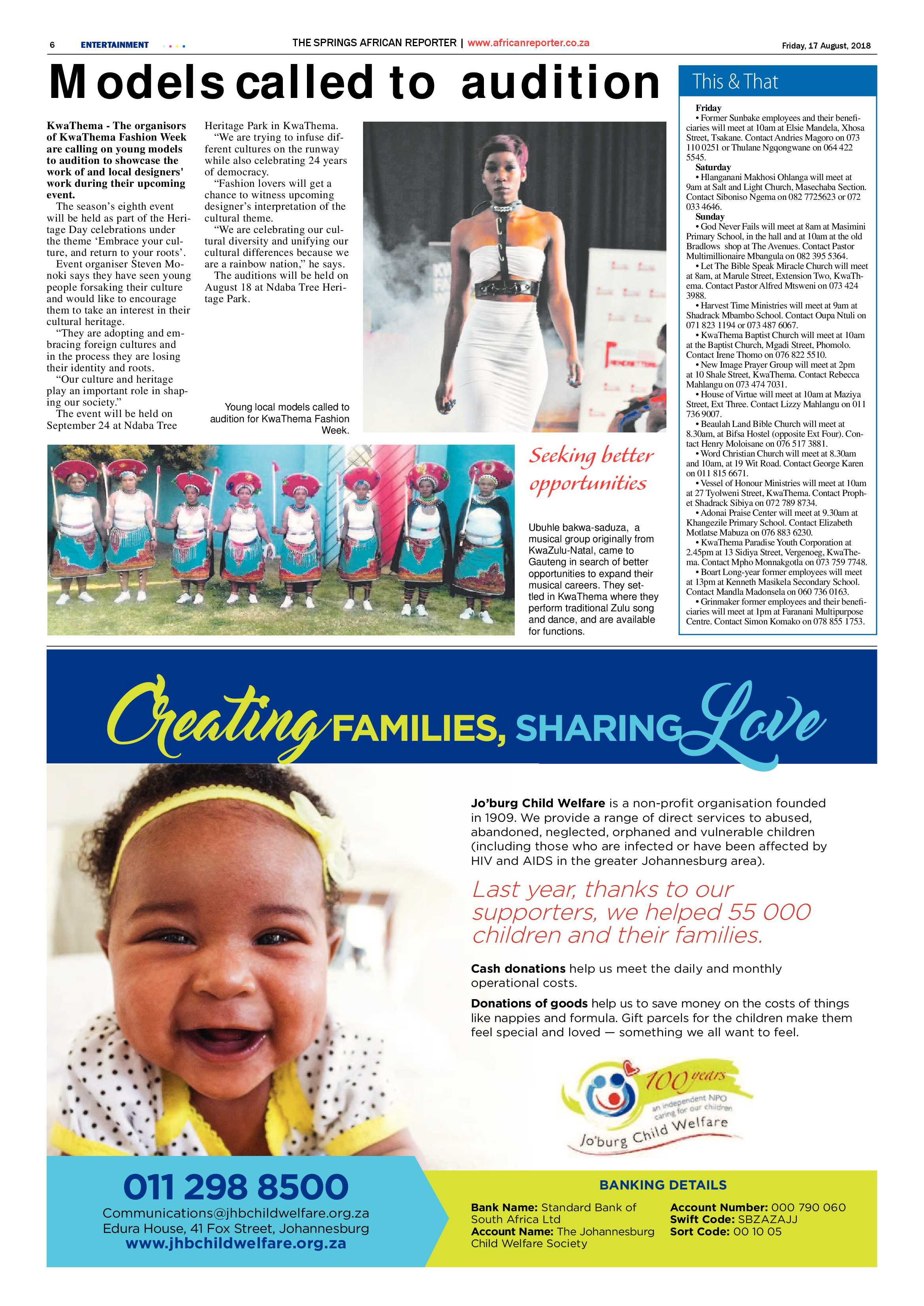 African Reporter 17 August 2018 page 6