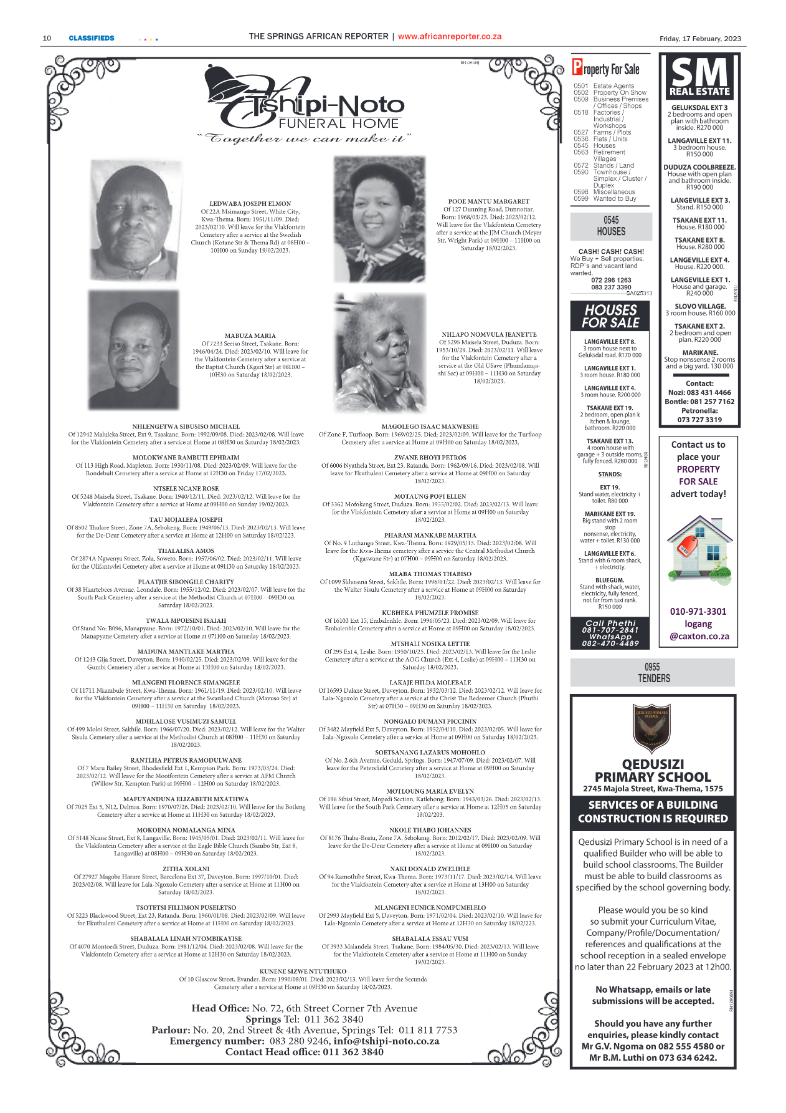 African Reporter 17 February 2023 page 10