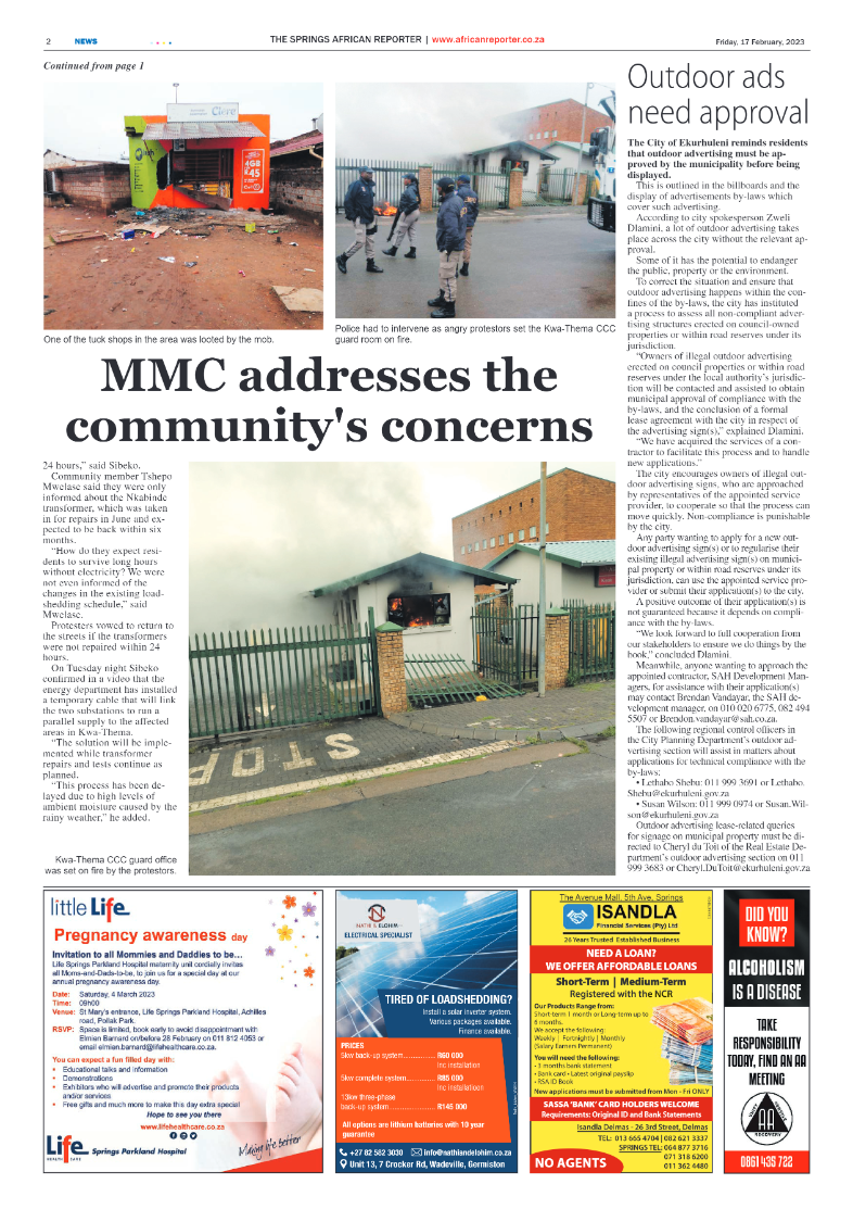 African Reporter 17 February 2023 page 2