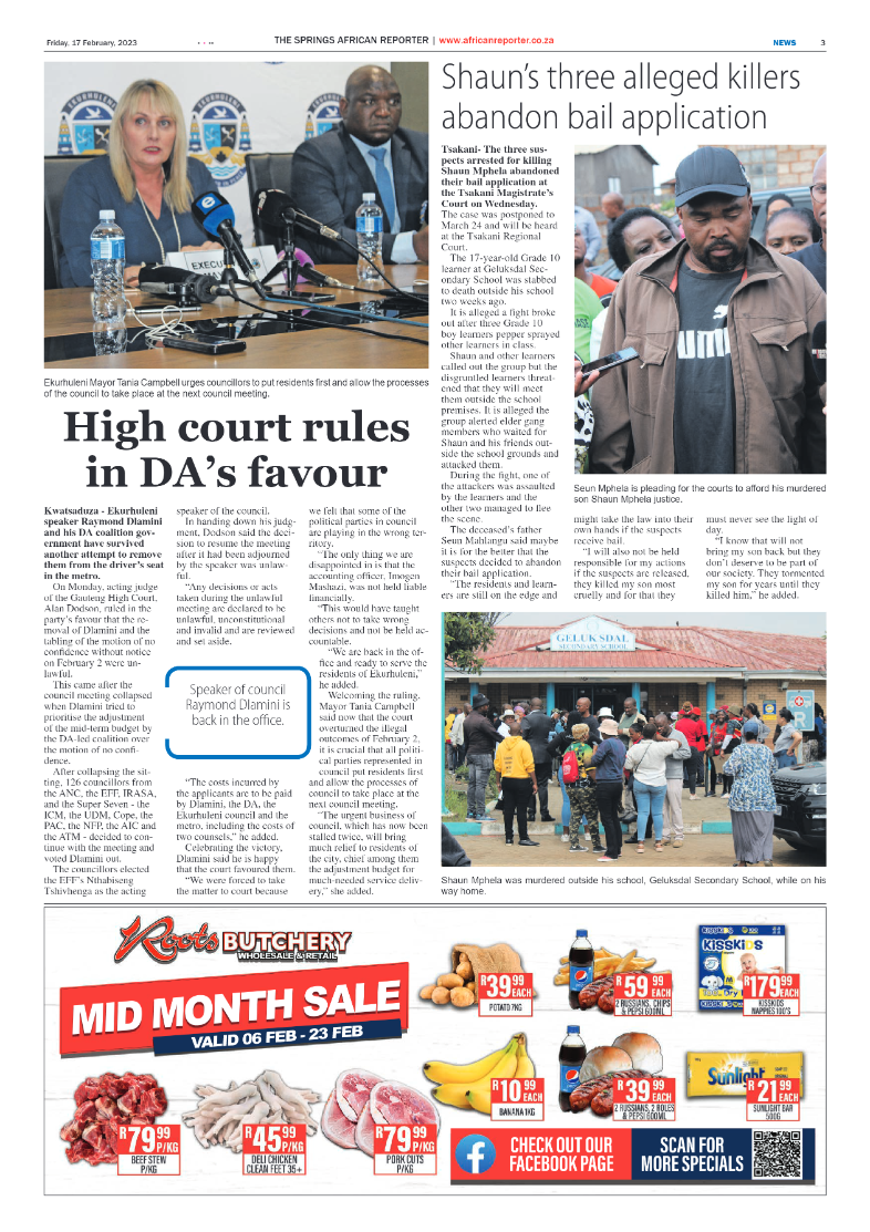 African Reporter 17 February 2023 page 3