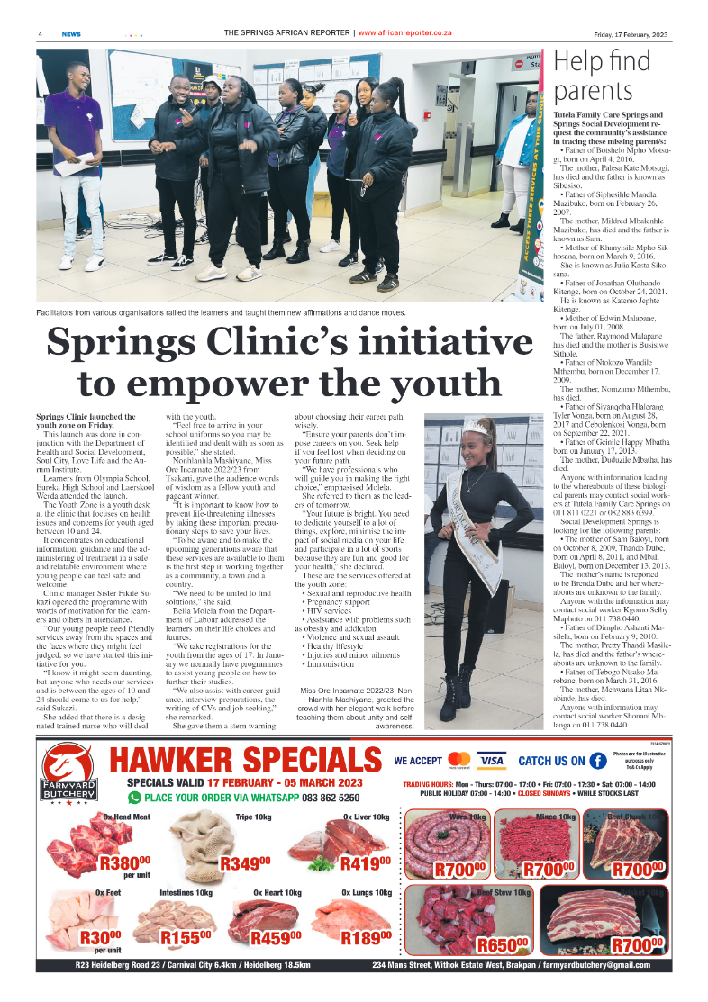 African Reporter 17 February 2023 page 4