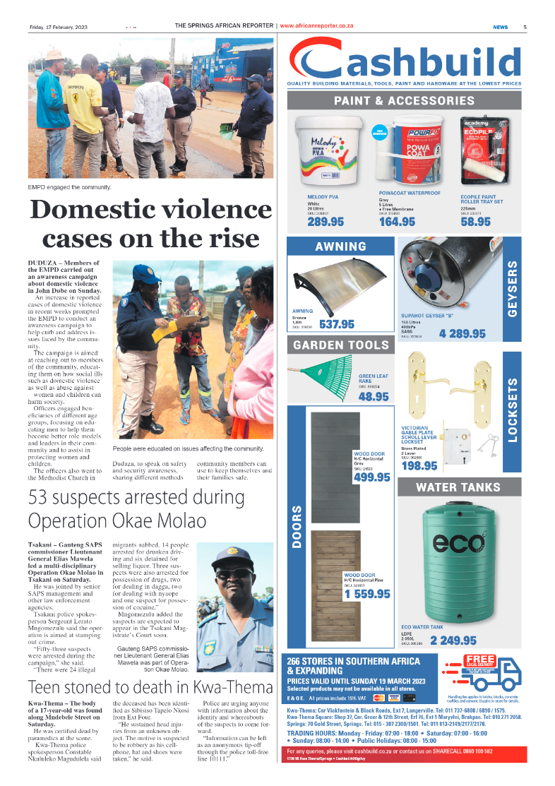 African Reporter 17 February 2023 page 5