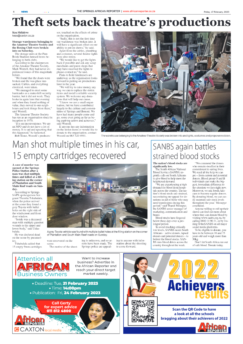 African Reporter 17 February 2023 page 6