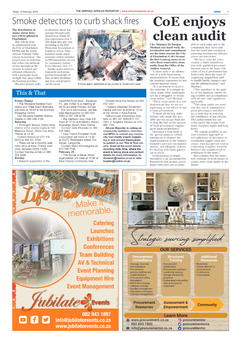 African Reporter 17 February 2023 page 7