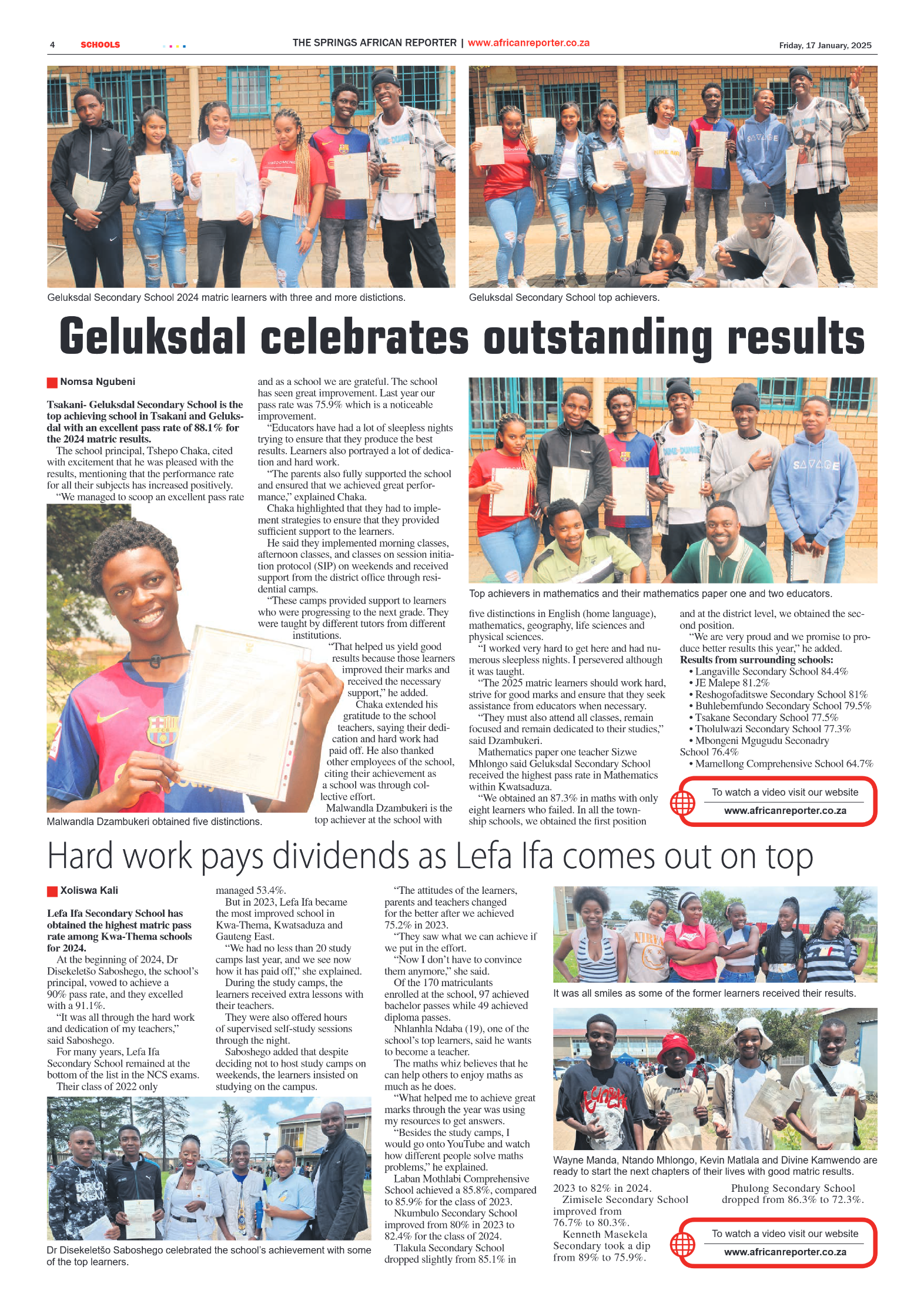 African Reporter 17 January 2025 page 4