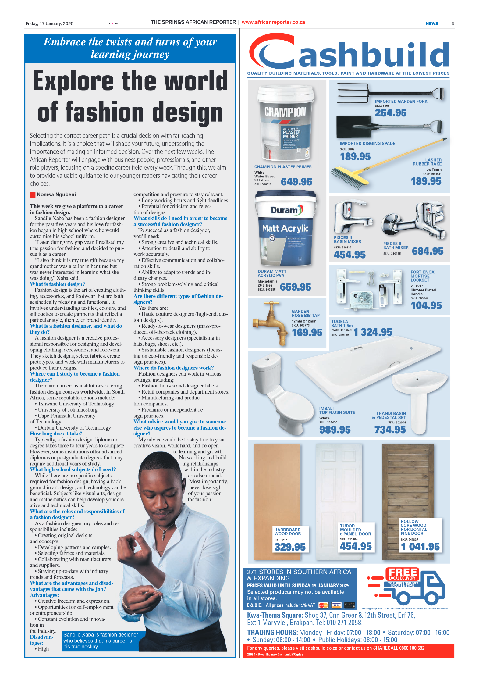 African Reporter 17 January 2025 page 5