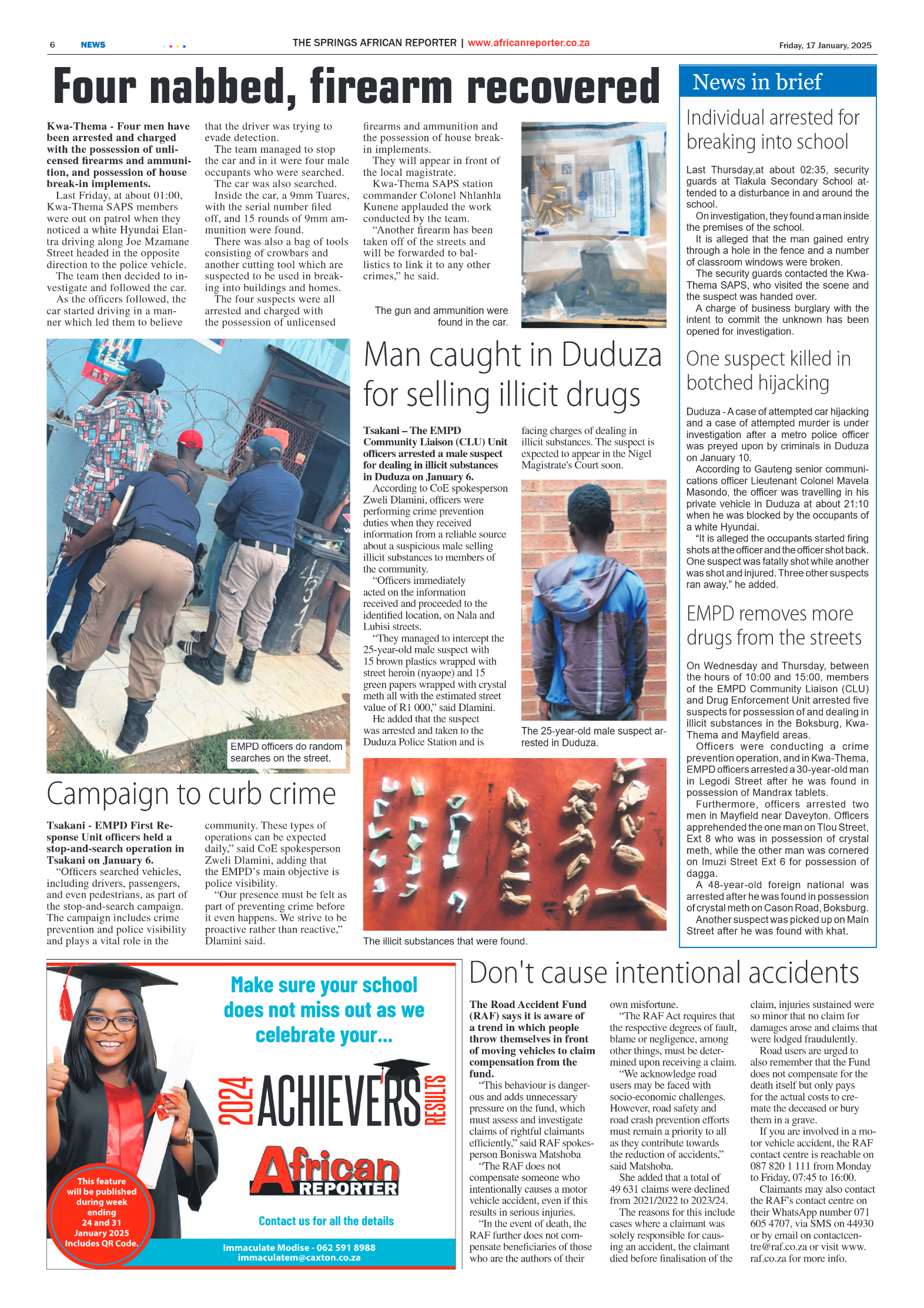 African Reporter 17 January 2025 page 6