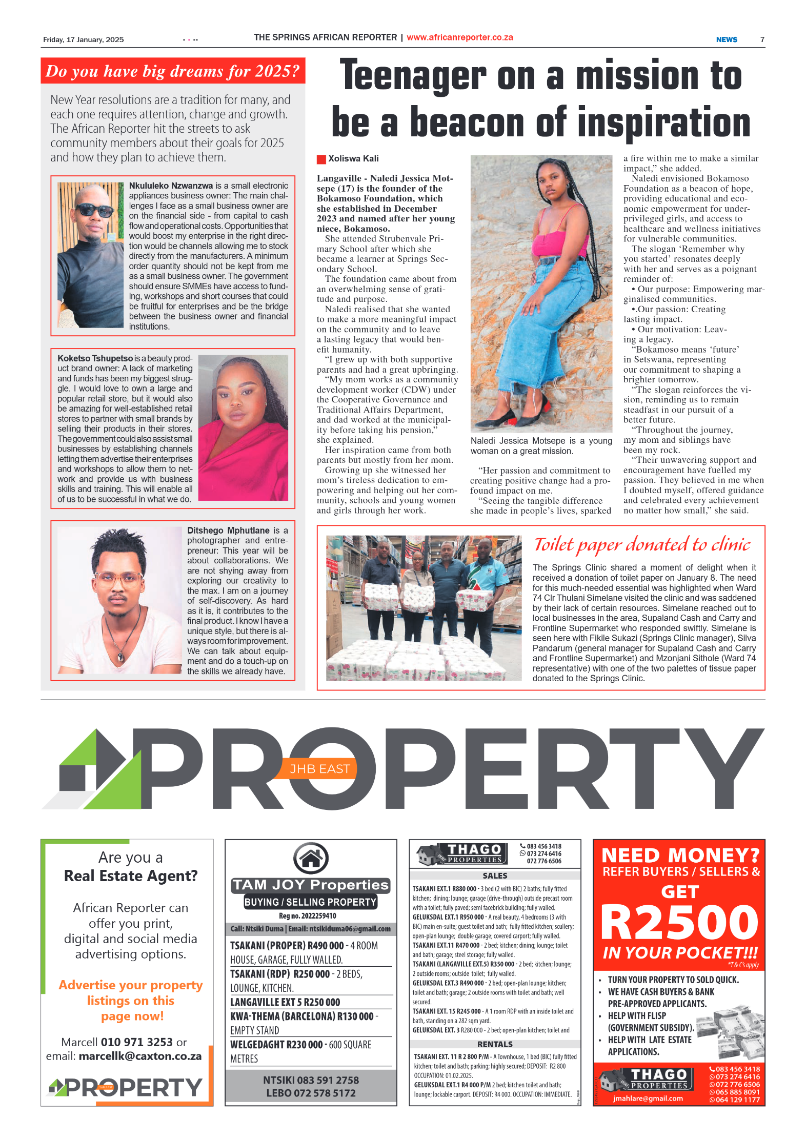 African Reporter 17 January 2025 page 7