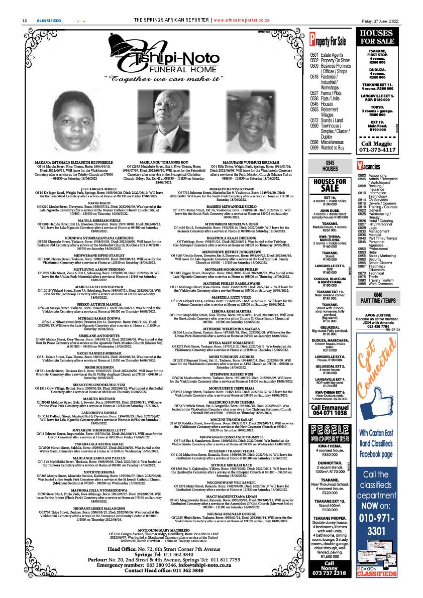 African Reporter 17 June 2022 page 10