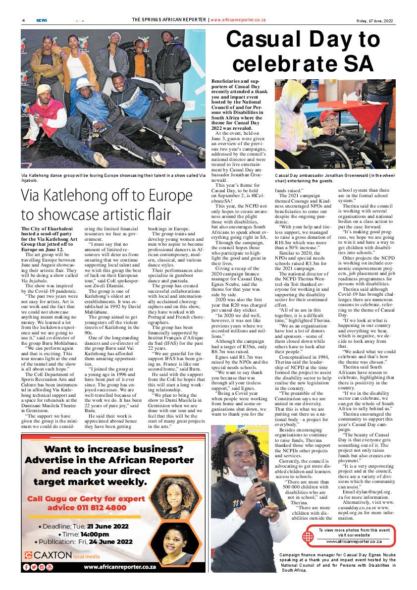 African Reporter 17 June 2022 page 4