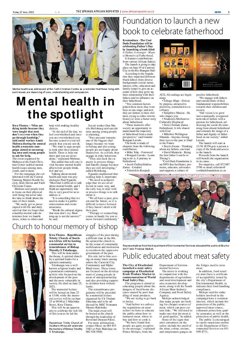 African Reporter 17 June 2022 page 5